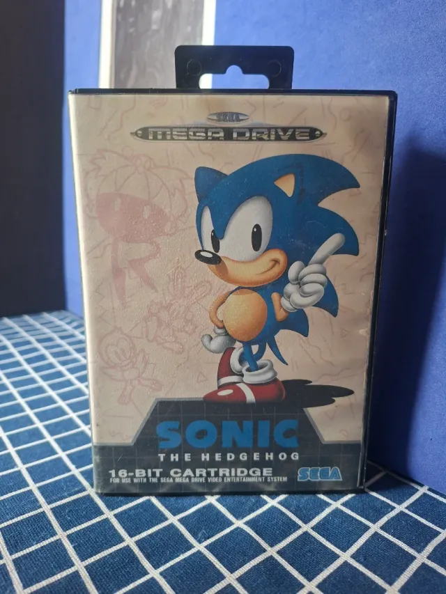 MEGADRIVE ORIGINAL SONIC 1 COMPLETO