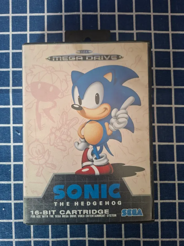 MEGADRIVE ORIGINAL SONIC 1 COMPLETO