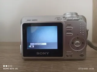 Cámara Sony Cyber-Shot Plata Mod: DSC-S650