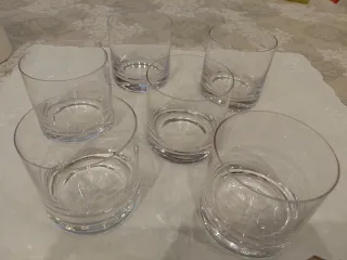 Set di 6 bicchieri da whisky o liquore. Cristallo tedesco