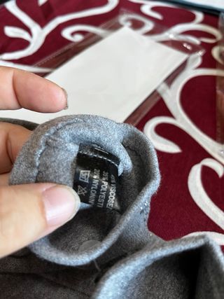 Guanti donna grigi con strass