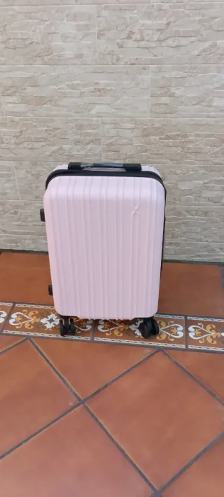 Maleta Cabina Rosa Claro 55x35x20 Nueva