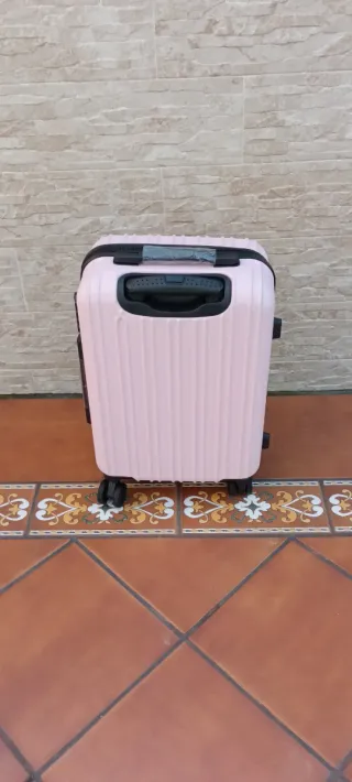 Maleta Cabina Rosa Claro 55x35x20 Nueva