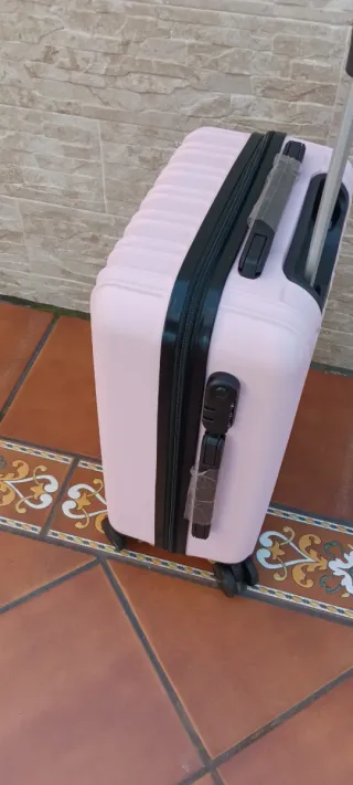 Maleta Cabina Rosa Claro 55x35x20 Nueva