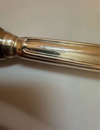 Coltello da pane Argento 800