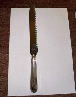 Coltello da pane Argento 800