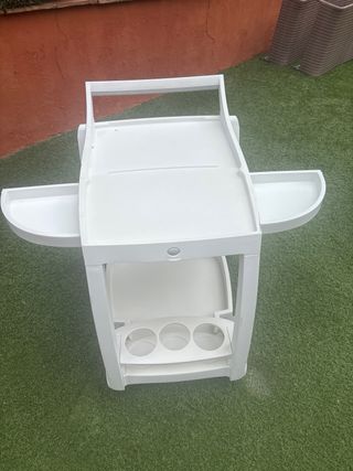Mesa camarera Nardi blanca
