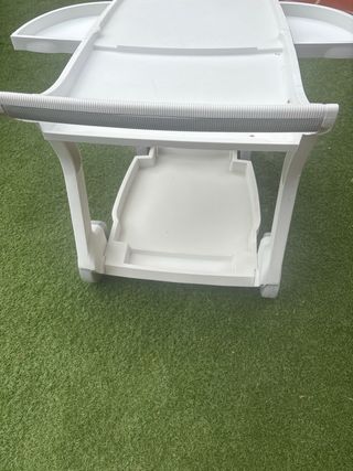 Mesa camarera Nardi blanca