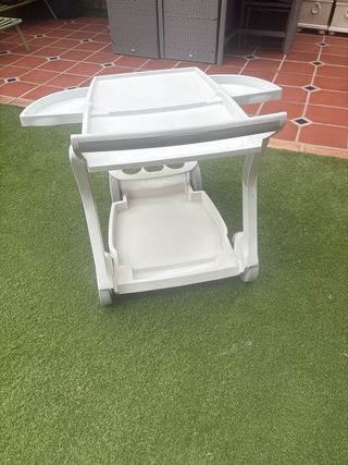 Mesa camarera Nardi blanca