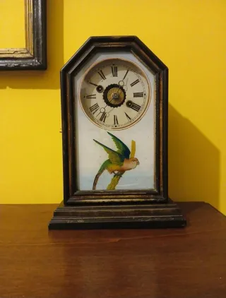 Orologio pendolo antico Junghans red star company