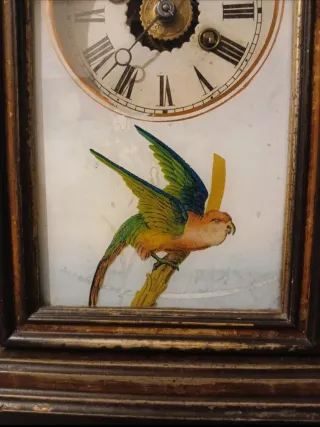 Orologio pendolo antico Junghans red star company