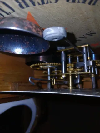 Orologio pendolo antico Junghans red star company