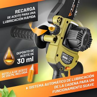 Mini Motosierra a Batería GRÜNTEK 21V