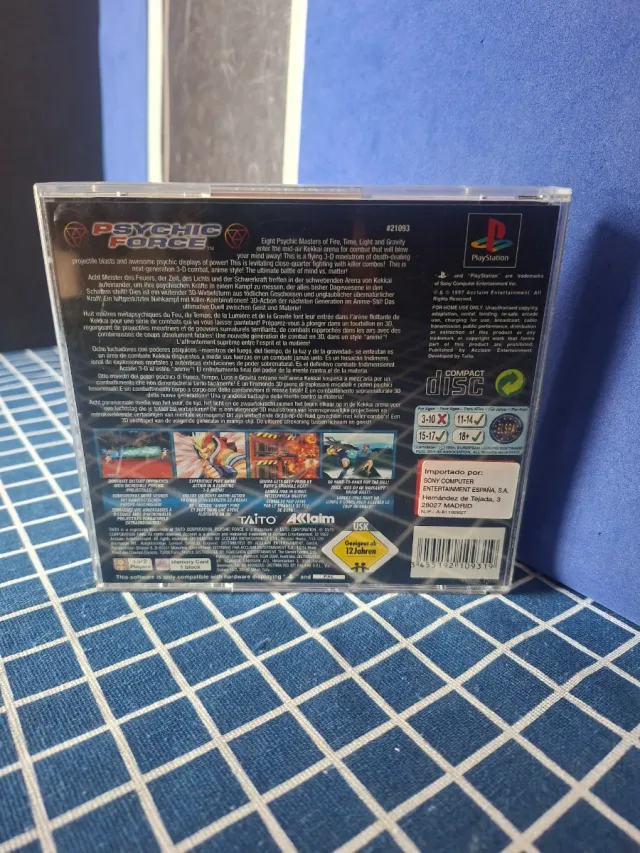 🇪🇸PS1 PSYCHIC FORCE ORIGINAL COMPLETO