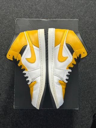 Nike Jordan 1 Mid Giallo Bianco 42