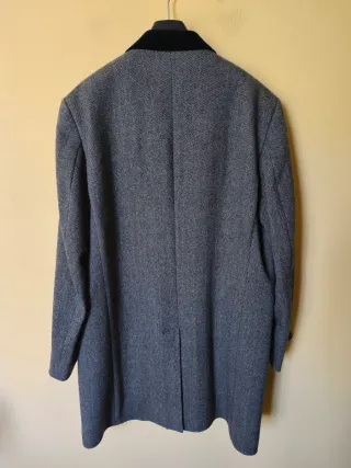Cappotto Charlton Gray tg.L  Lana Grigio Favoloso
