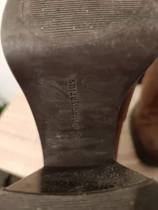 Botines marrones mujer tacón plataforma