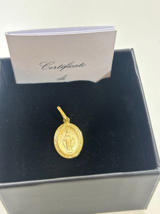 Ciondolo Madonna Miracolosa Oro