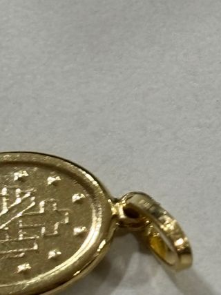 Ciondolo Madonna Miracolosa Oro