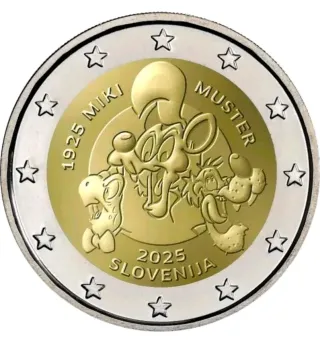 2 Euros Eslovenia 2025 Miki Muster