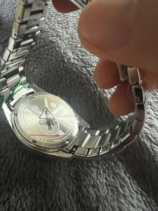 Reloj Lacoste Original Naranja y Plateado