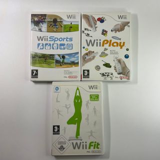 Lotto 3 giochi Nintendo Wii