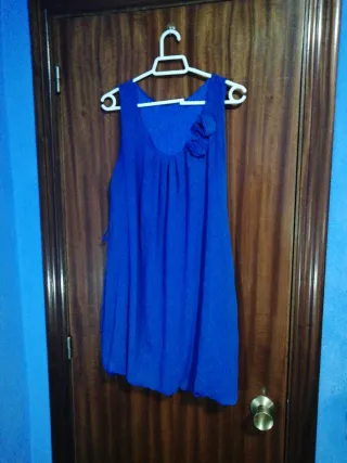 Vestido Verano Azul Talla S