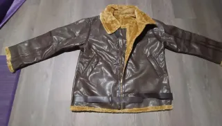 Chaqueta marrón con forro