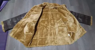 Chaqueta marrón con forro