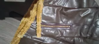 Chaqueta marrón con forro