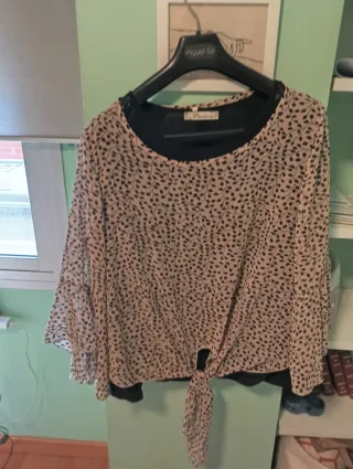 Camisa negra fiesta lentejuelas