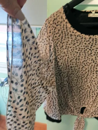 Camisa negra fiesta lentejuelas