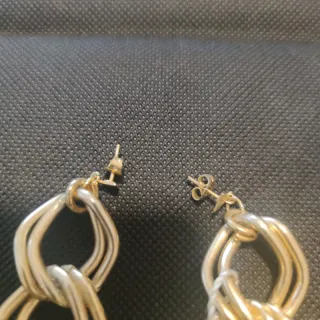 Orecchini Walter Biancolini dorati multicolor