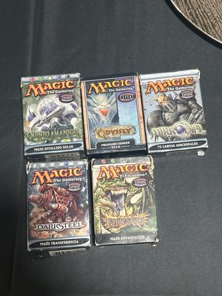Colección Magic The Gathering (5 Mazos)