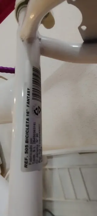 Bicicleta infantil 16 Fantasy