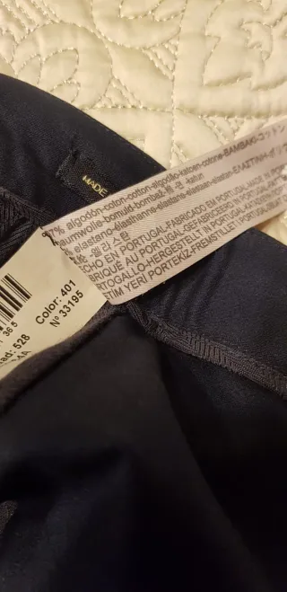 Pantalón Massimo Dutti azul marino T36