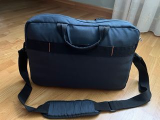 Maletín Samsonite Negro y Naranja