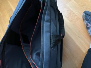 Maletín Samsonite Negro y Naranja