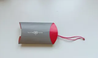 Portachiavi rosa macramè handmade