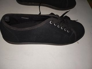 Zapatillas negras de lona