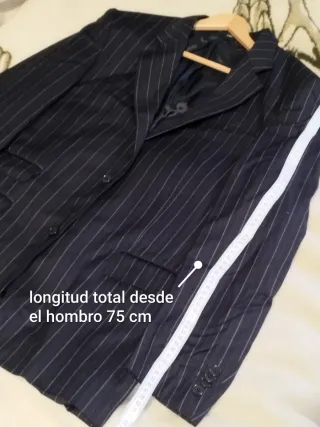 Blazer Zara Raya Gris Talla 52 %100 Viscosa