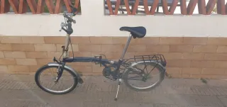 Bicicleta Plegable azul batabus