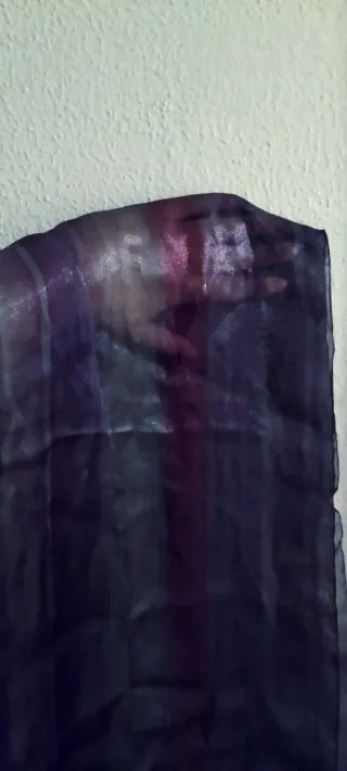 Pañuelo de gasa oscuro rayas