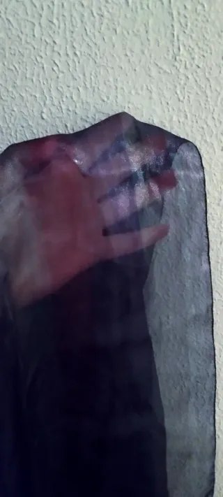 Pañuelo de gasa oscuro rayas