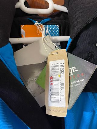 Chaqueta Oxbow azul y negra