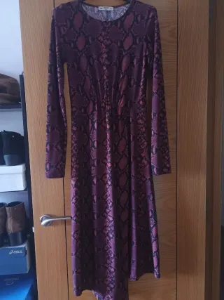 Vestido estampado serpiente