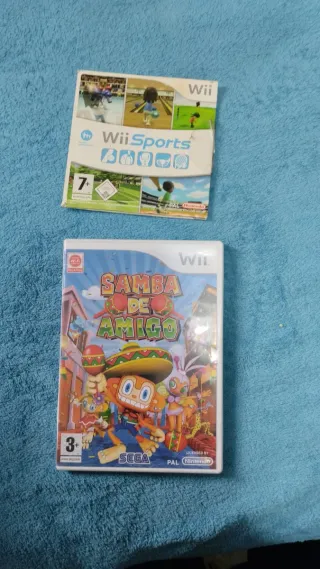Juego Wii Sports y Samba de Amigo
