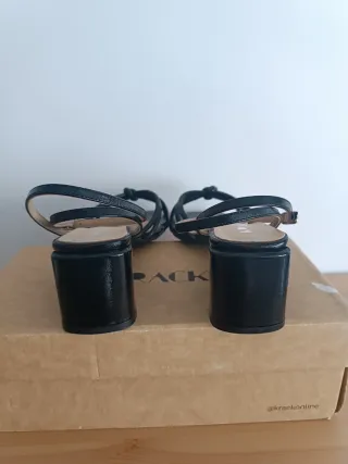 Sandalias tacón negras