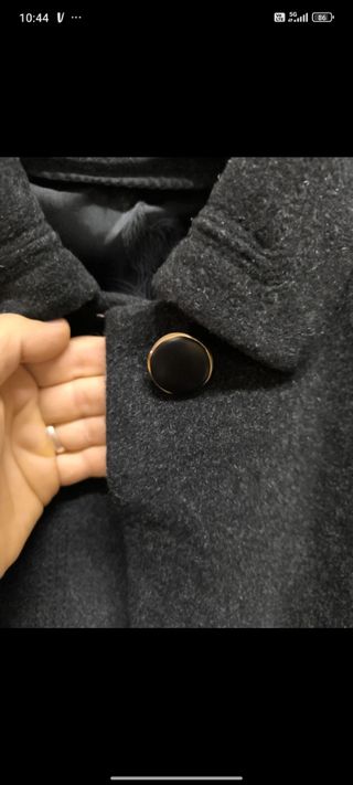 Abrigo andorora mujer gris