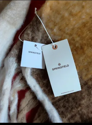 Bufanda grande cuadros Springfield